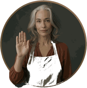 Your friendly handywoman guide, asking you to slow down for this warning