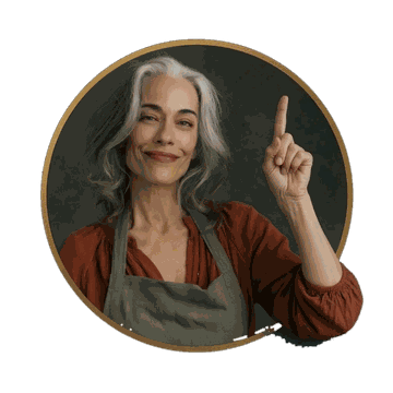 Your friendly handywoman guide, pointing to the shopping list