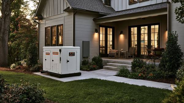 Propane whole-home standby generator independent of the grid